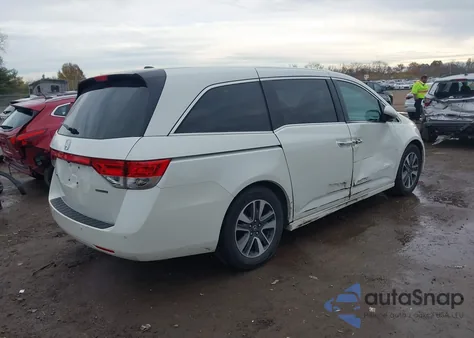 2014 Honda Odyssey Touring/Touring Elite from USA, damaged, VIN 5FNRL5H96EB007798